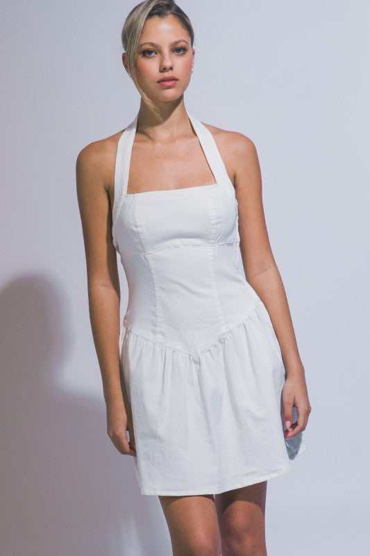 HALTER NECK DROP