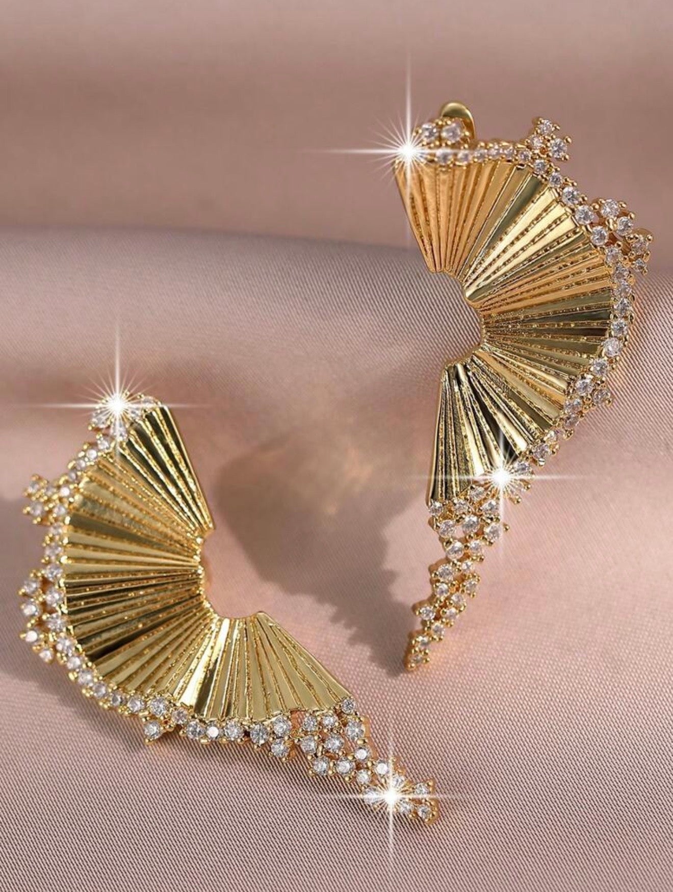 WINGS GOLD PLATED EARRINGS