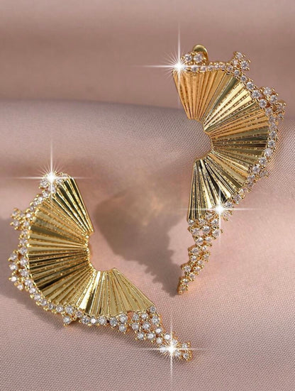 WINGS GOLD PLATED EARRINGS