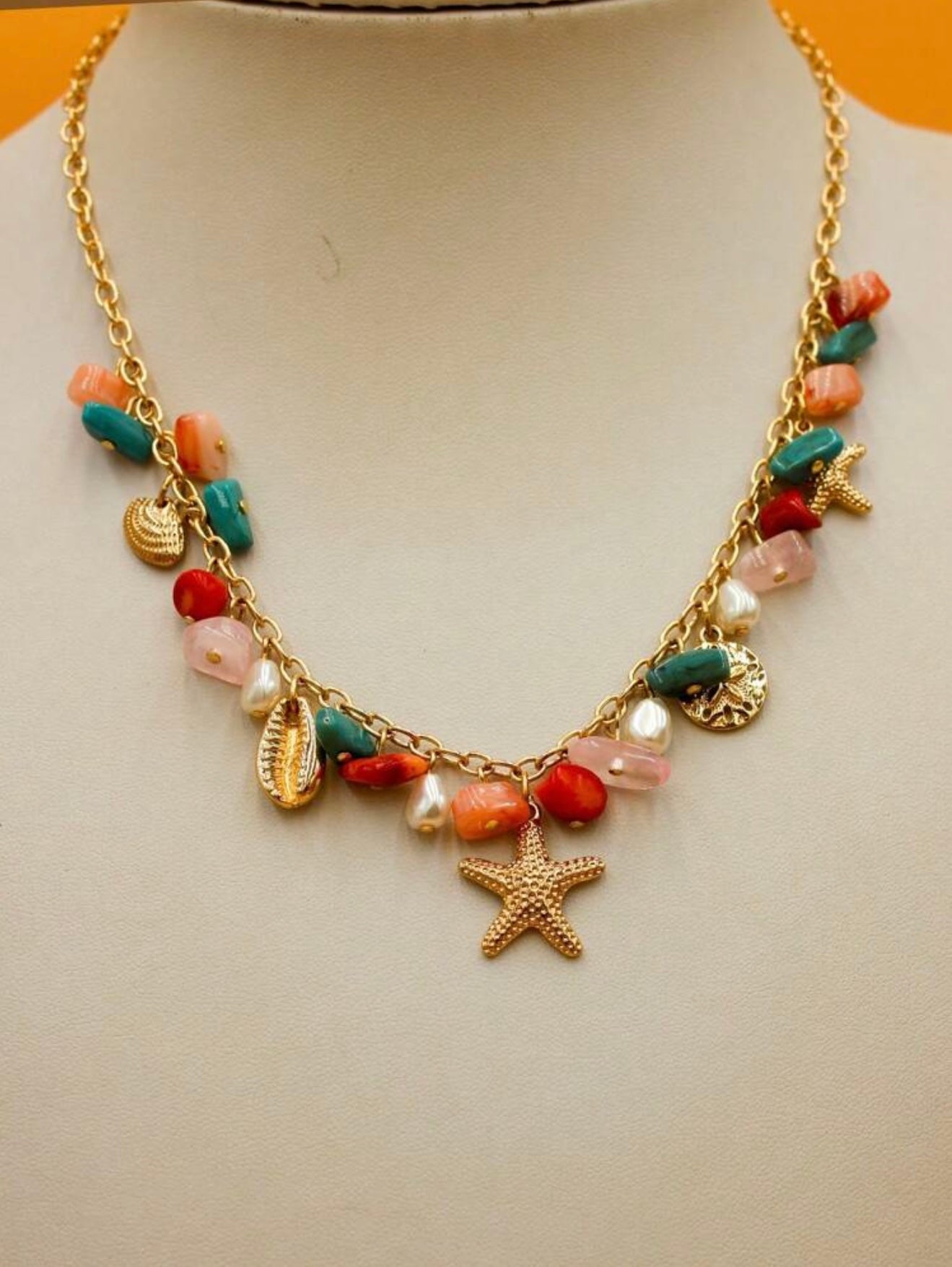 ACRYLIC SUMMER NECKLACE