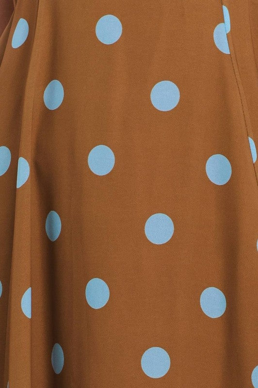 POLKA DOT MAXI SUMMER DRESS