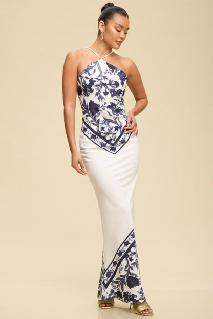 HALTER MAXI SUMMER DRESS