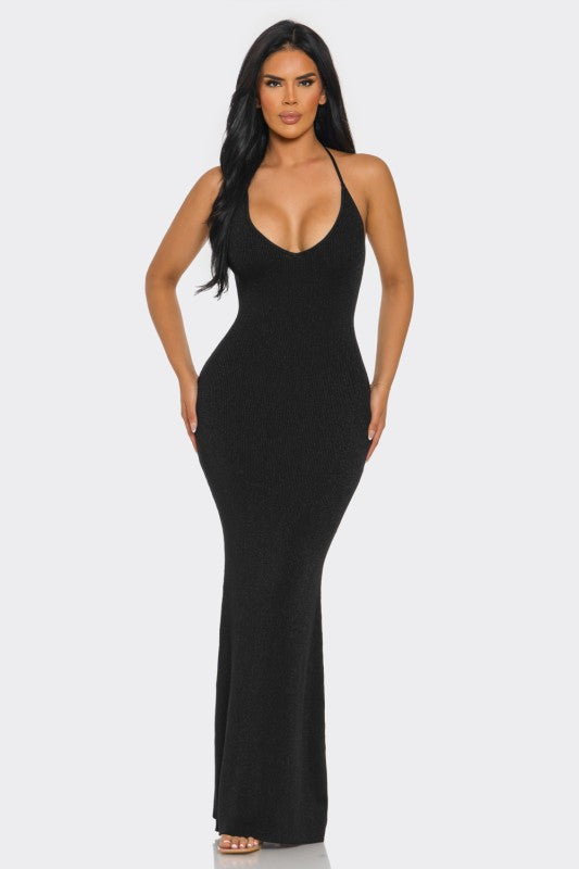 KNIT MAXI DRESS