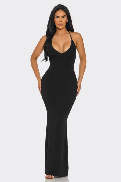 KNIT MAXI DRESS