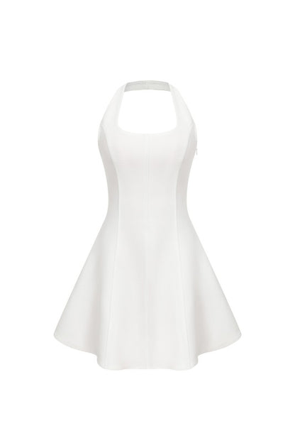 HALTER GLAMOUR BANDAGE MINI DRESS