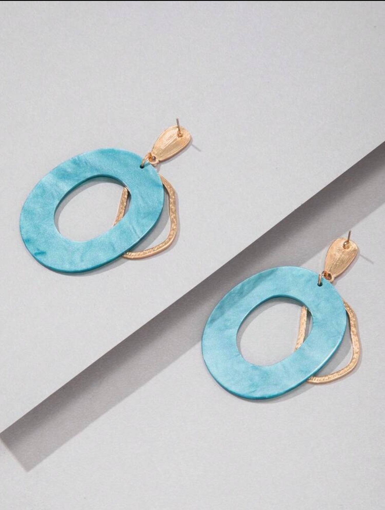 BOHEMIAN ACRYLIC GEOMETRIC EARRINGS