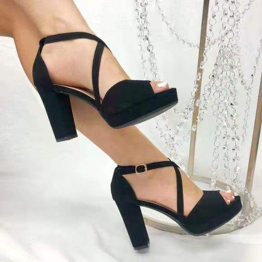 CHUNKY DRESS HEELS
