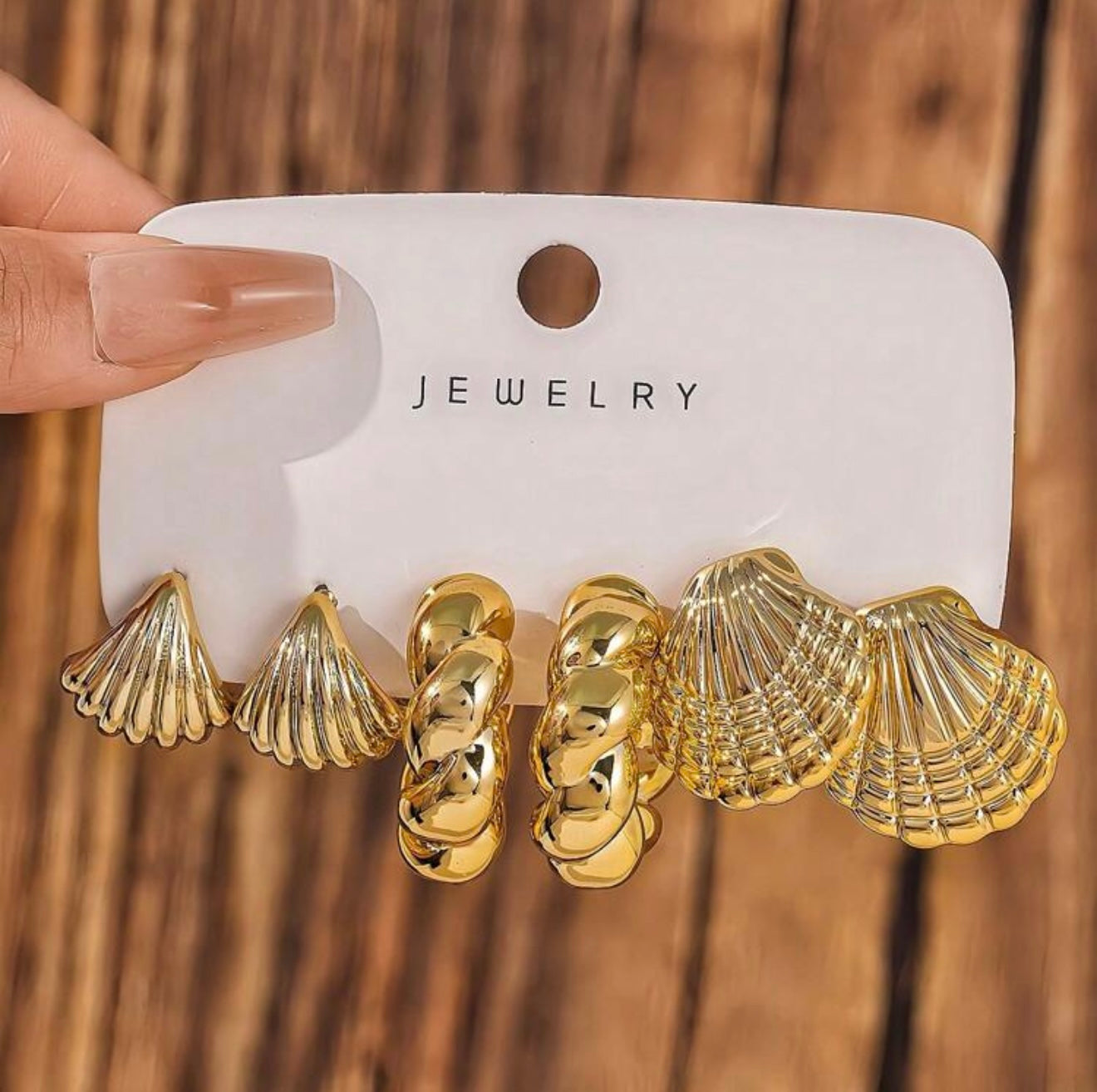3 PAIRS SUMMER EARRINGS SET