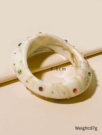 RESIGN BRACELET WITH RHINESTONE