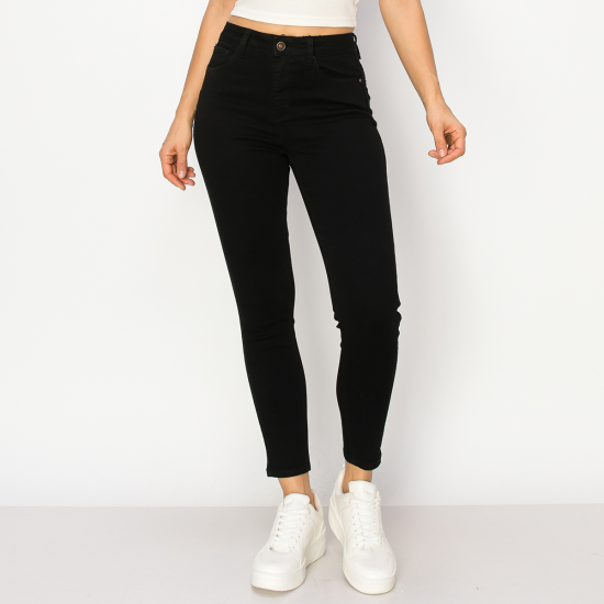 BASIC FIVE POCKET PUSH-UP SKINNY DENIM PANTS