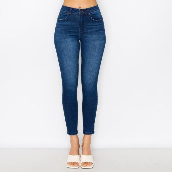 BASIC FIVE POCKET PUSH-UP SKINNY DENIM PANTS