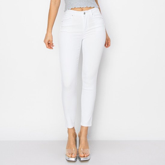 BASIC FIVE POCKET PUSH-UP SKINNY DENIM PANTS