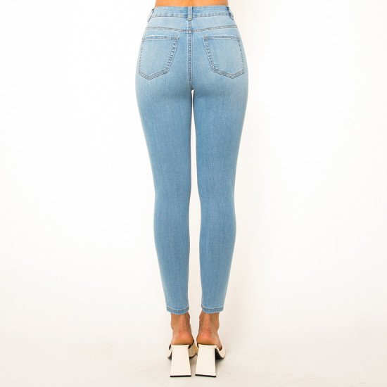 SLUB BASIC SKINNY DENIM PANTS