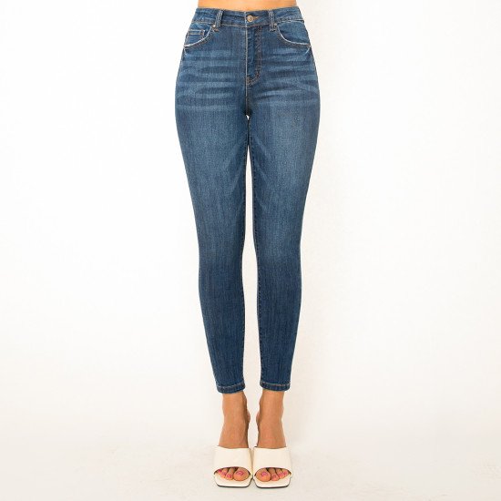 SLUB BASIC SKINNY DENIM PANTS