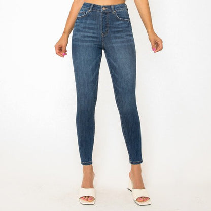 SLUB BASIC SKINNY DENIM PANTS