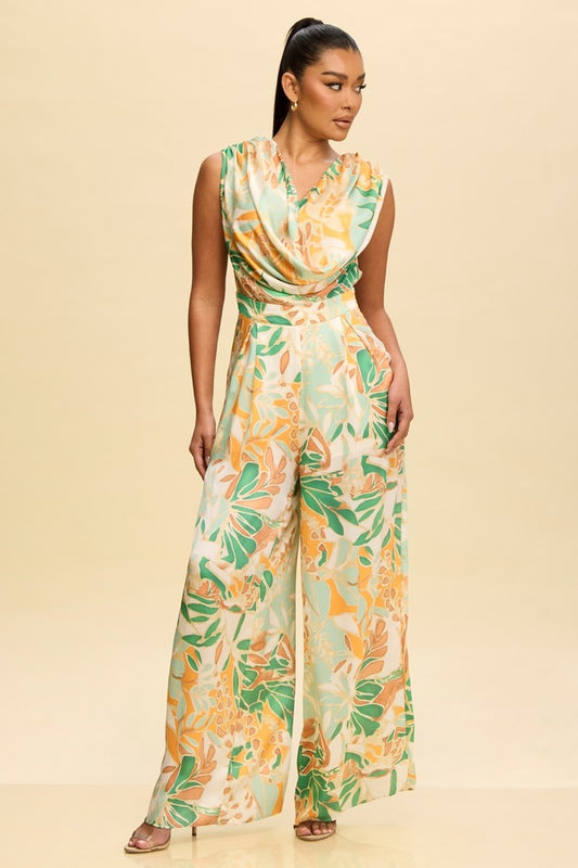 TRINITY COWL FRONT JUMPSUIT