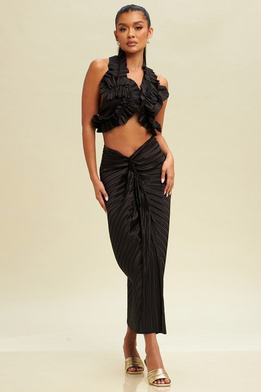 PLEATED RESORT SET