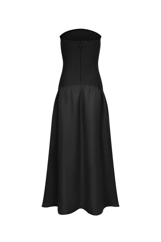 hybrid midi dress ABIGAIL WHITE HYBRID MIDI DRESS DISSH