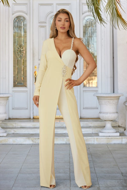 JEWEL ONE STRAP SHOULDER JUMPSUIT