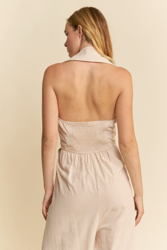 MINI HALTER JUMPSUIT
