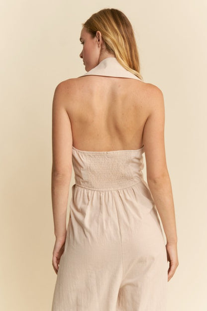 MINI HALTER JUMPSUIT