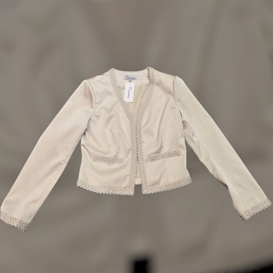 PEARL TRIMS BLAZER