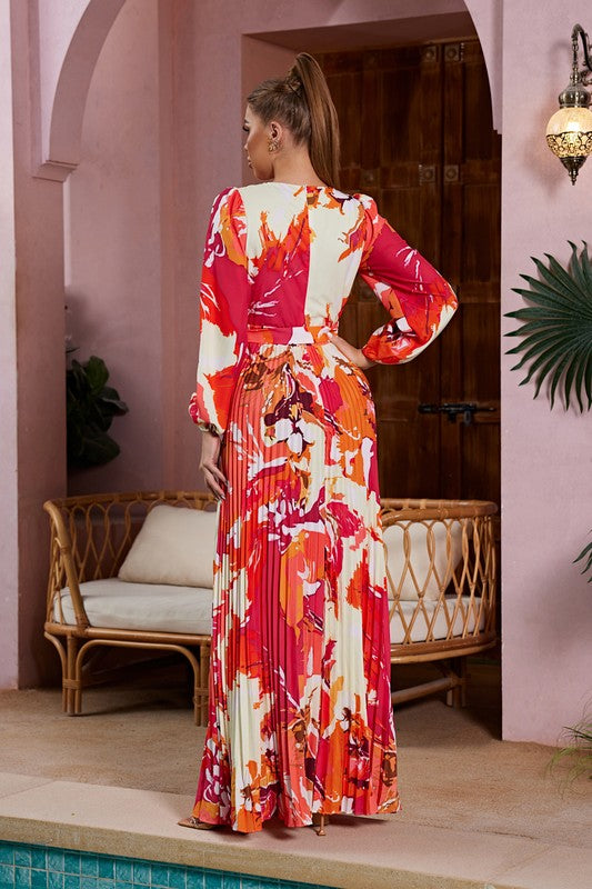 PRINTED MAXI DRESS