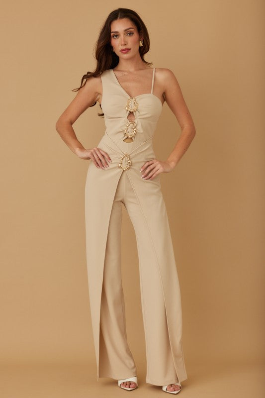 RING STONE LAYERED JUMPSUIT