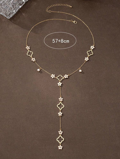 Y SHAPED LONG NECKLACE