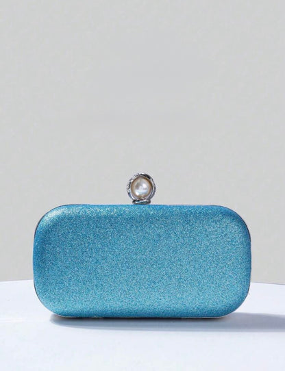 FLORAL SEQUIN EVENING CLUTCH BAG