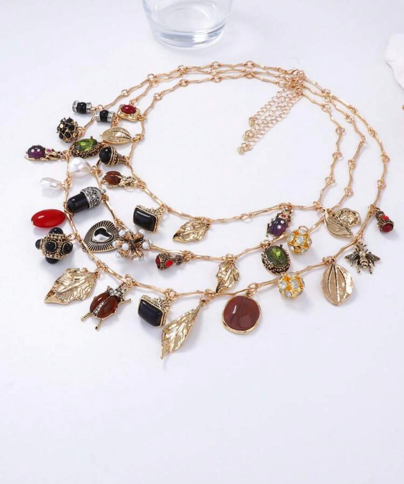 MULTI LAYER BOHEMIAN CHARM NECKLACE