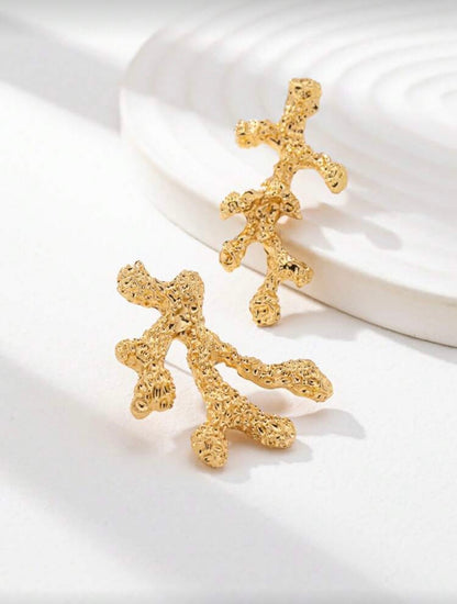 COR GOLD EARRINGS