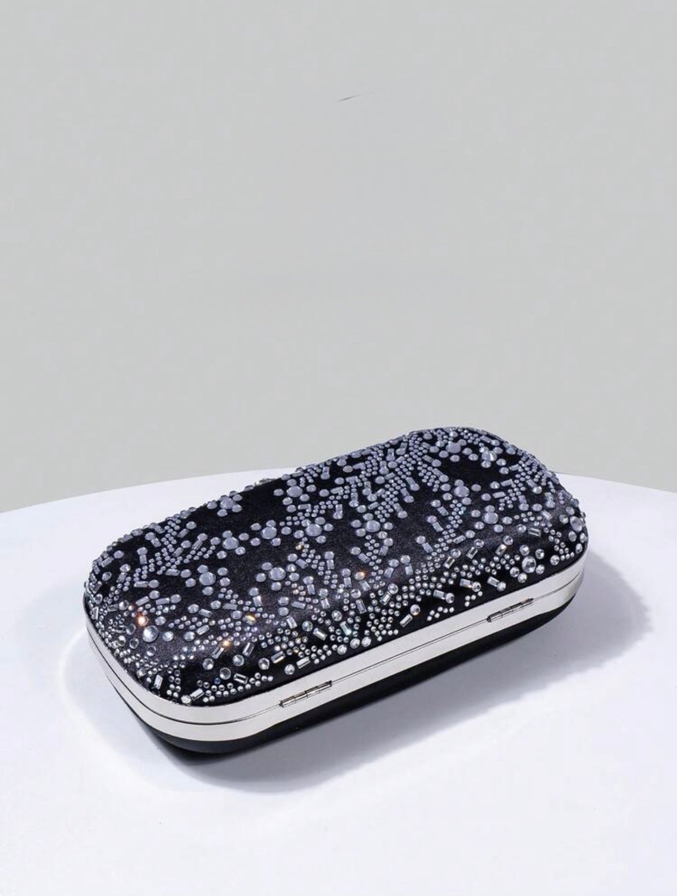FLORAL SEQUIN EVENING CLUTCH BAG