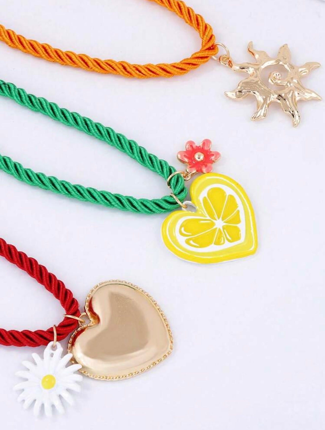 3 PCS SUMMER NECKLACES SET