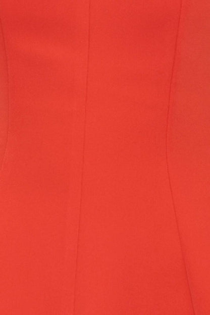 SOLID HALTER NECK MINI DRESS
