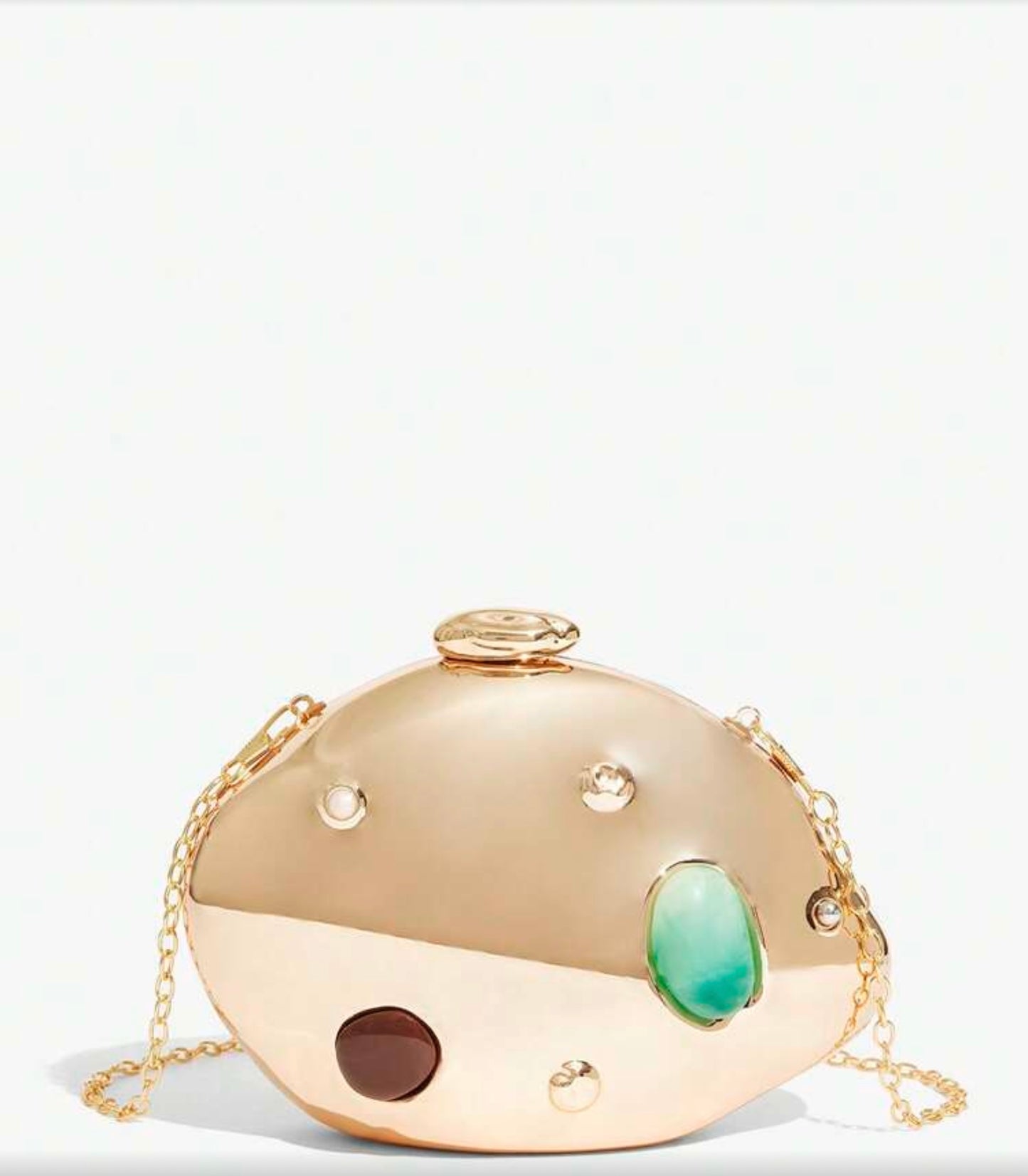 LUXURY HARD SHELL BOX SHAPED EVENING CLUTCH