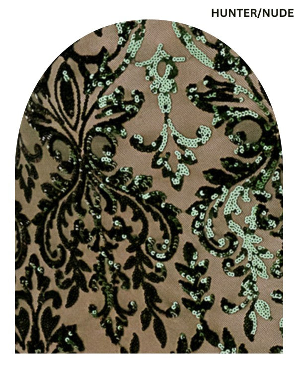 SEQUIN EMBELLISHED CORSET MAXI MERMAID COCKTAIL DREAS