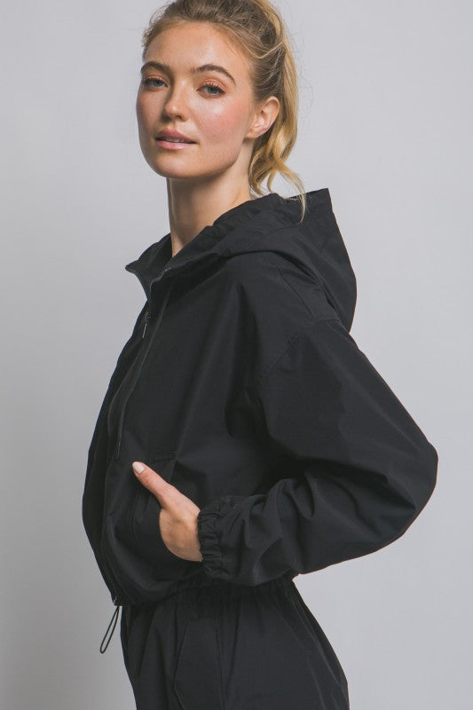 WATERPROOF HOODED JACKET