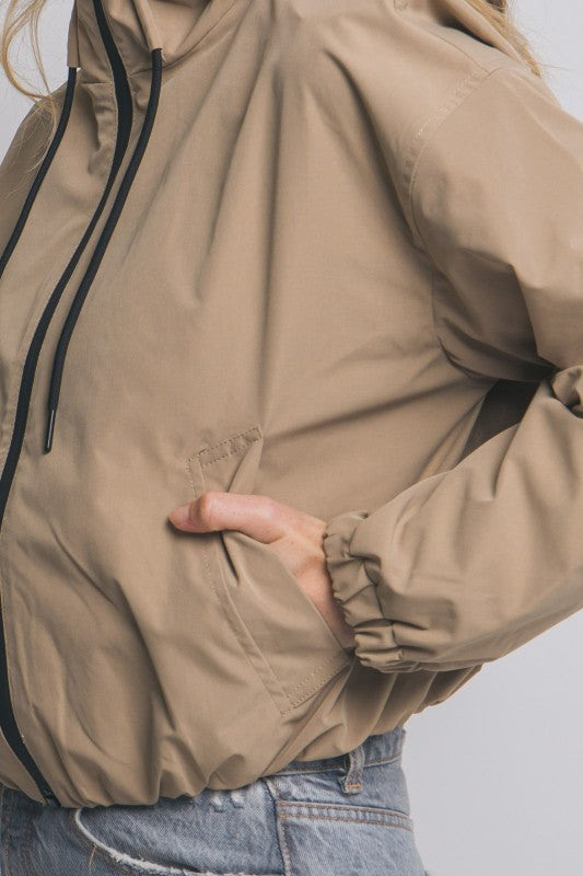 WATERPROOF HOODED JACKET