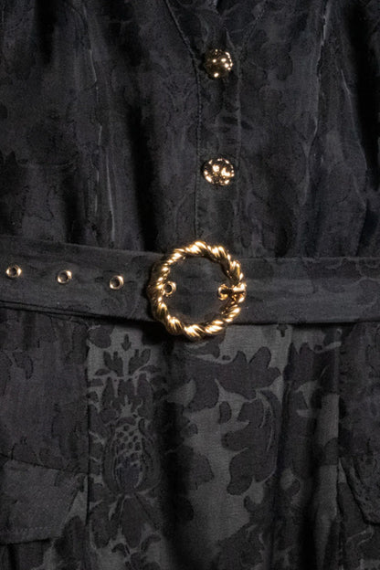 MIDI WAIT BELTED DRESS