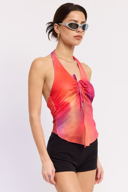 HALTER MULTICOLOR TOP
