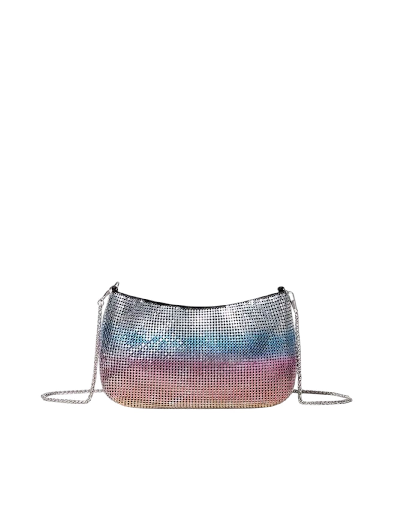 RHINESTONE SHOULDER HANDBAG