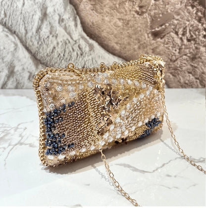 LUXURY RHINESTONE EVENING CLUTCH BAG