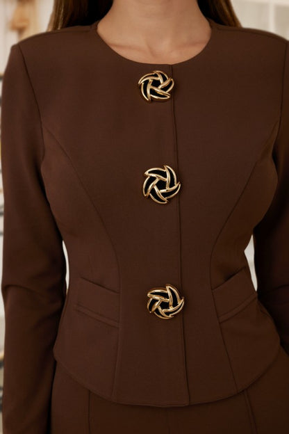 CROP VEST TOP PANTS CASUAL SET