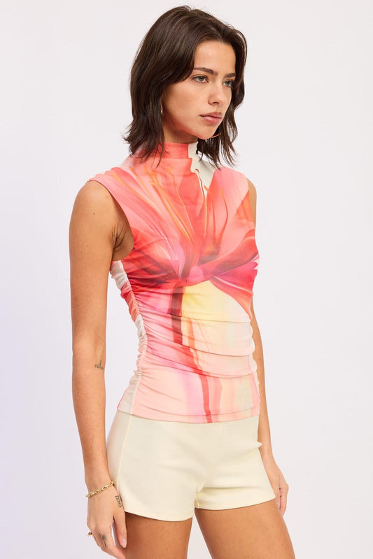 HALTER MULTICOLOR TOP