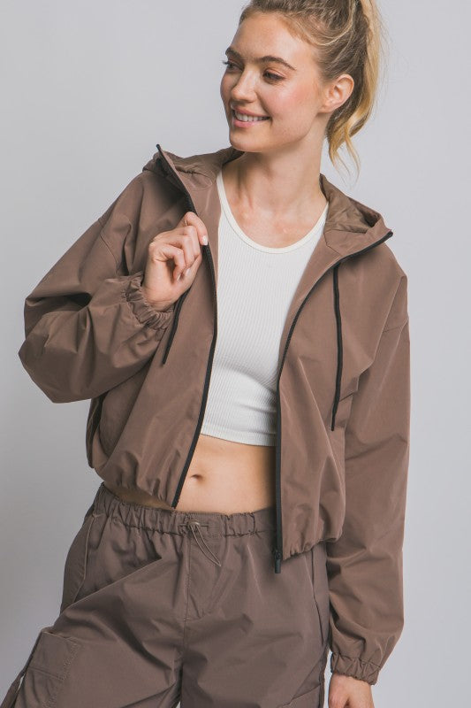 WATERPROOF HOODED JACKET