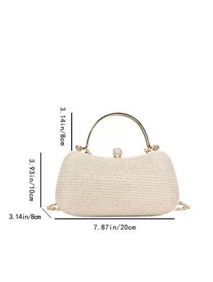 GLITTERING EVENING CLUTCH BAG