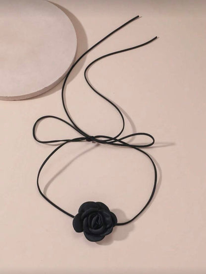 FLOWER RIBBON WAIST CHAIN/ NECKLACE
