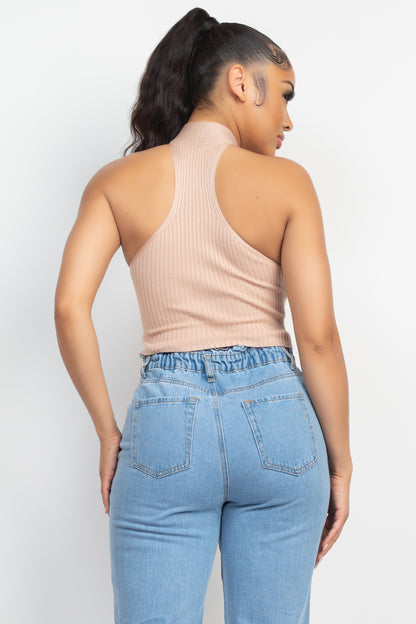 HALTER NECK CROP TOP