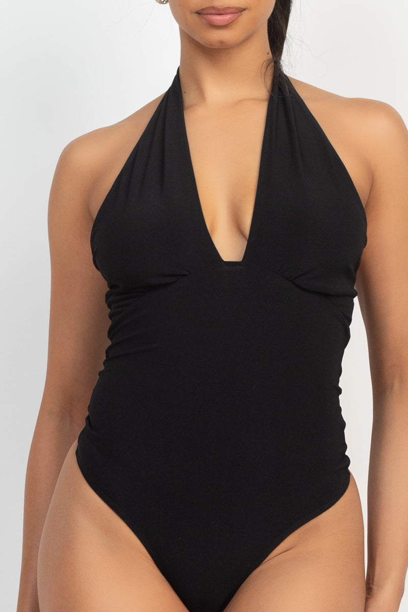 HALTER NECK BODYSUIT